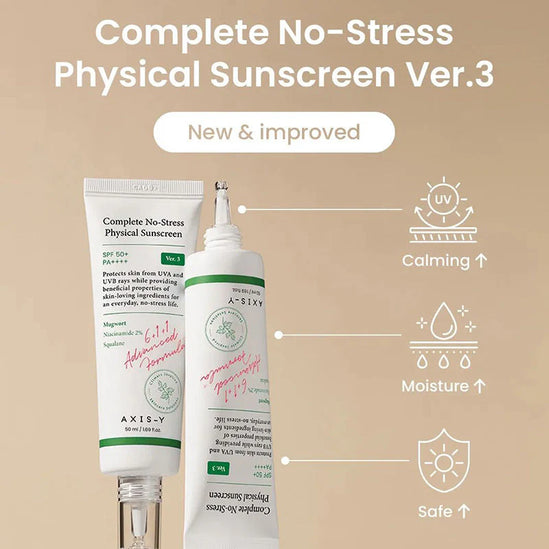 AXIS-Y Complete No-Stress Physical Sunscreen V3 SPF 50+ / PA ++++