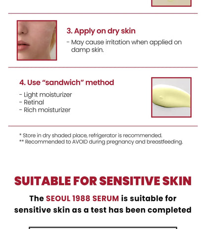 KSECRET - SEOUL 1988 Serum : Retinal Liposome 2% + Black Ginseng