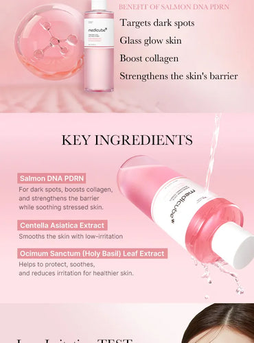 MEDICUBE PDRN Pink Cica Soothing Toner 250ml