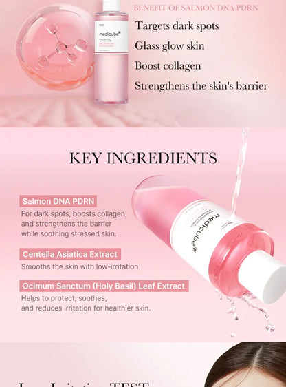 MEDICUBE PDRN Pink Cica Soothing Toner 250ml