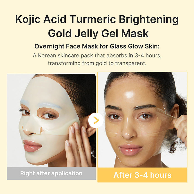 Medicube Kojic Acid Turmeric Brightening Gel Mask - visuel 5