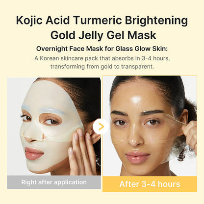 Medicube Kojic Acid Turmeric Brightening Gel Mask - visuel 5