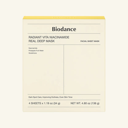 BIODANCE Radiant Vita Niacinamide Real Deep Mask