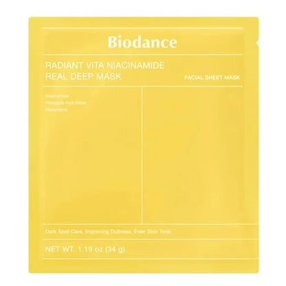 BIODANCE Radiant Vita Niacinamide Real Deep Mask
