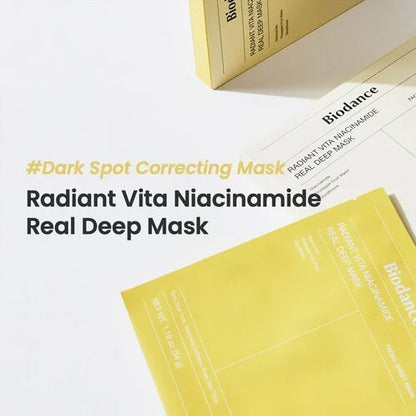 BIODANCE Radiant Vita Niacinamide Real Deep Mask